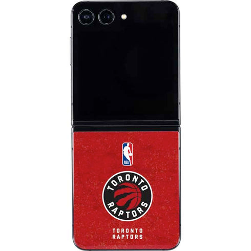 NBA Toronto Raptors Distressed Galaxy Z Flip5 5G Skin